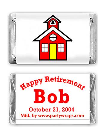 Retirement Miniature Candy Bars - Graphic