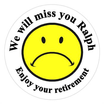 Retirement Sad Face Lollipop