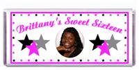 Sweet 16 Photo Stars Candy Bar