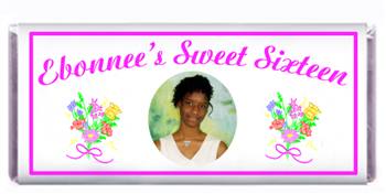 Sweet 16 Photo Bouquet Candy Bar