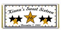 Sweet 16 Stars Candy Bar