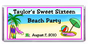 Sweet 16 Beach Candy Bar