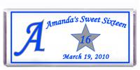 Sweet 16 Initial Candy Bar