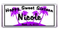 Sweet 16 Palm Trees Candy Bar