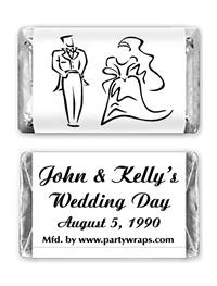 Wedding Miniature Candy Bars - Graphic