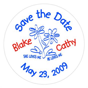 Wedding Save The Date Lollipop