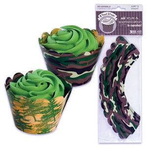 Camouflage Cupcake Wrapper