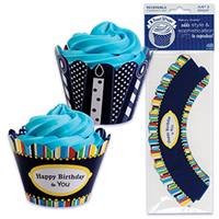 Happy Birthday Cupcake Wrapper