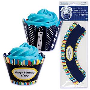 Happy Birthday Cupcake Wrapper