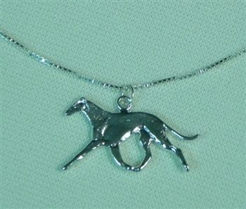 Walking Greyhound Pendant