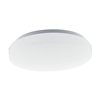 White circle flush mount