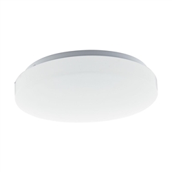 White circle flush mount