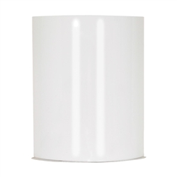 White Curved Wall Sconce