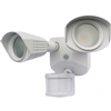 White Dual head LED Security Light