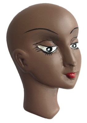 Black African American Poly Porcelain Face