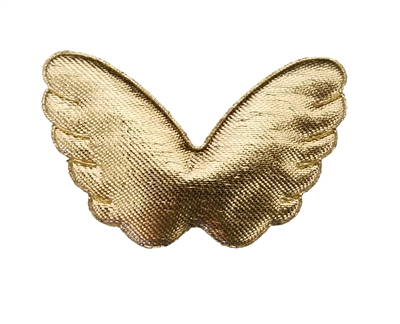 12 Pair of Darice 2" Gold Padded Angel Wings