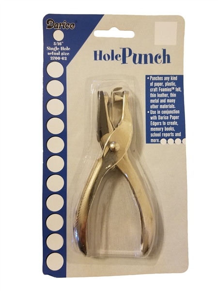 Jot Metal Single-Hole Punches, 5 in.