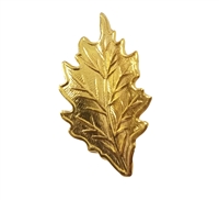 Gold Tone Metal Small Leaf Jewelry Findings