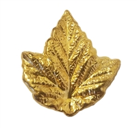Gold Tone Metal Maple Leaf Jewelry Findings