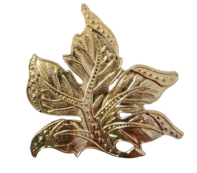 Silver Tone Metal Large Maple Leaf Jewelry Findings