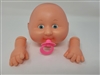 Zim's Vinyl Plastic Baby Doll Head with Pacifier and Hands Set