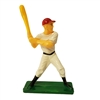 Miniature Painted Plastic Baseball Player