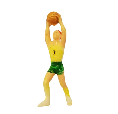 Miniature Plastic Basketball Player