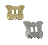 Butterfly Shaped Metal Southwestern Slotted Conchos