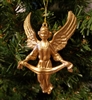 3-1/2" Gold Angel Christmas Ornament