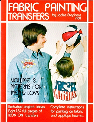 Fabric Painting Transfers Volume 3: Patterns for Men & Boys