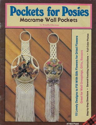 Pockets for Posies Macrame Wall Pockets