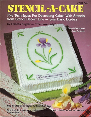 Stencil-A-Cake Decorating Book