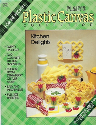 Kitchen Delights Plastic Canvas Book