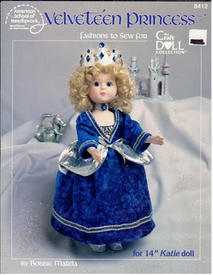 Velveteen Princess Doll Outfit Pattern