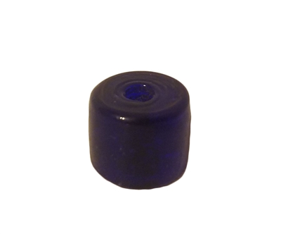 16mm Drum Cobalt Blue Glass Beads, 4ct Bag