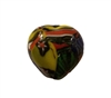 Heart-Shaped Multi-Color Mosaic Glass Beads, 4ct Bag