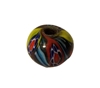 16mm Disc Saucer Multi-Color Mosaic Glass Beads, 8 ct Bag