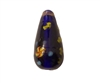 30mm Cobalt Blue Glass Teardrop Lampwork Beads, 4ct Bag