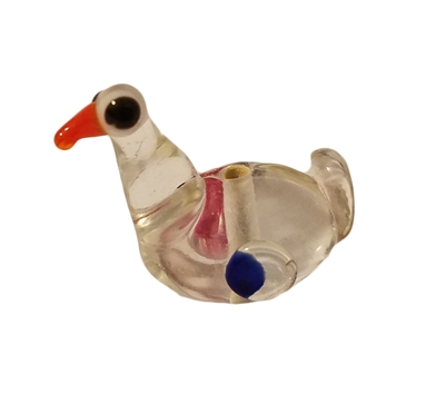 Bird Glass Lampwork Bead, 4 ct Bag