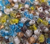 8mm Glass Rounded Triangle Beads, 100 ct Bag