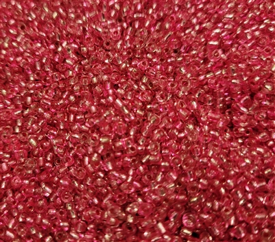 Size 12/0 Silver Lined Glass Rocaille Seed Beads (3 oz bag)