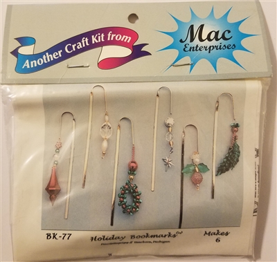 Christmas Holiday Bookmarks Beading Kit