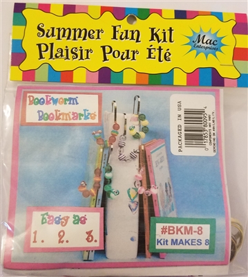 Bookworm Bookmarks Beading Summer Fun Craft Kit
