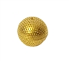 20mm Round Gold Filigree Hollow Metal Beads, 4 ct Bag - metal filigree round beads for jewelry making, beading, crafts