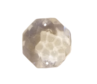 15mm Clear Crystal Faceted Octagon Acrylic Beads, 8 ct Bag - acrylic faceted crystal clear craft beads for jewelry making, beading, kids crafts