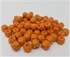 15mm Orange Textured Pebbled Plastic Beads, 50 ct bag