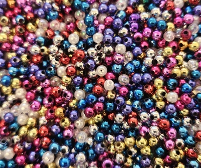 4mm Plastic Pearls Beads, 1,000 ct Bag - plastic pearl craft beads for jewelry making, beading, kids crafts