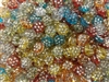 9mm Round Diamonettes Rhinestone Plastic Beads, 100 ct Bag