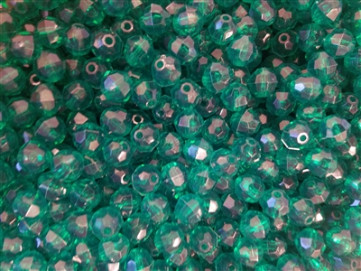 10mm Crystal Faceted Plastic Beads, 100 ct Bag