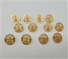 15mm Butterfly in Open Frame Buttons, 12 pcs